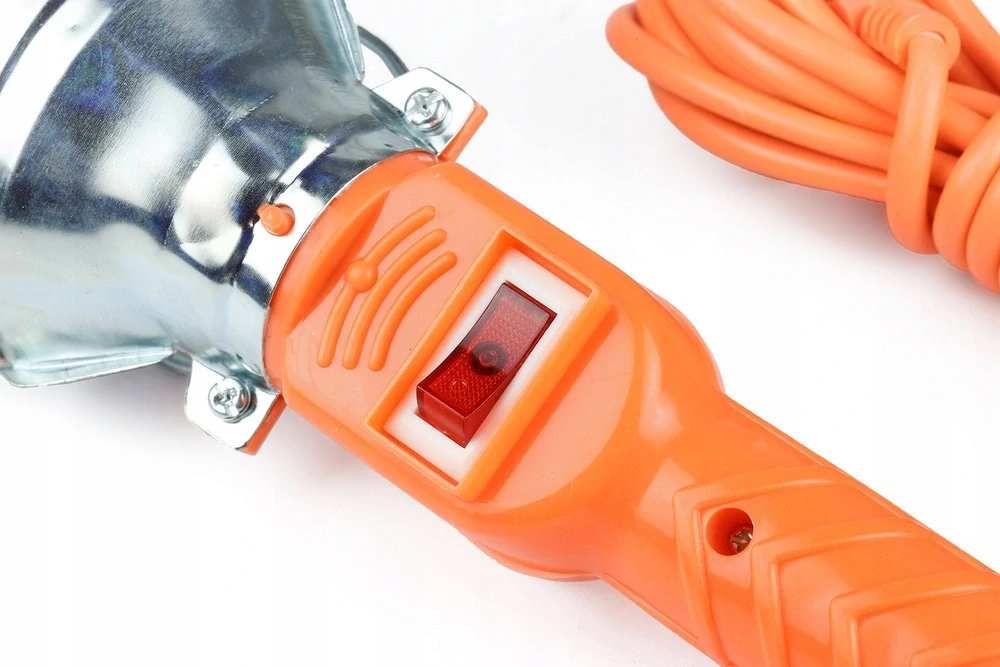 Lampa dílenská montážní s háčkem kabel 10 metrů