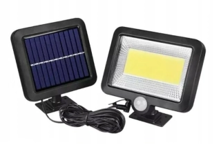Solární venkovní 100 LED osvětlení pohybový senzor