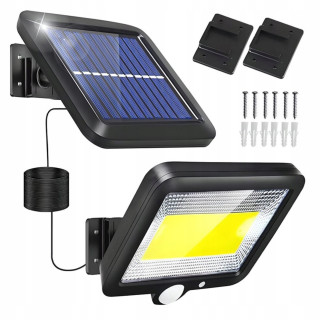 Solární venkovní 100 LED osvětlení pohybový senzor
