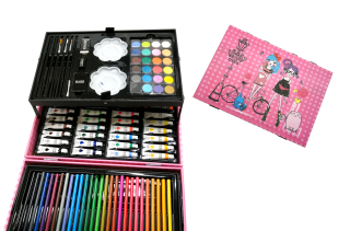 Velká sada na malování pro malé malíře 145 ks