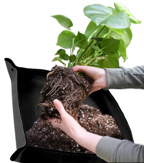 Přesazovací podložka pro výsadbu rostlin květin