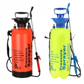 Zahradní ruční zádový postřikovač tlakový 8L