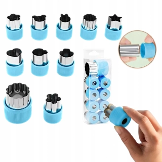 Formy na zdobení dortů vykrajovátka na ovoce cukroví 10 ks