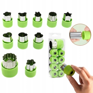 Formy na zdobení dortů vykrajovátka na ovoce cukroví 10 ks