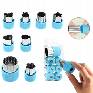 Formy na zdobení dortů vykrajovátka na ovoce cukroví 8 ks