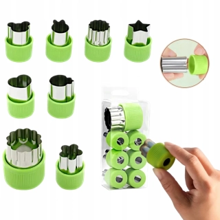 Formy na zdobení dortů vykrajovátka na ovoce cukroví 8 ks