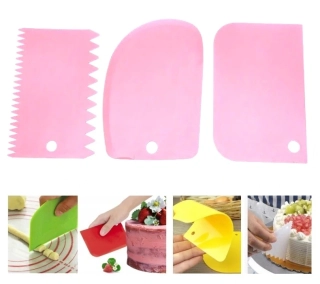 Cukrářská stěrka na zdobení dortů sada 3 kusů