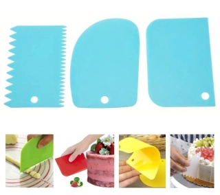 Cukrářská stěrka na zdobení dortů sada 3 kusů