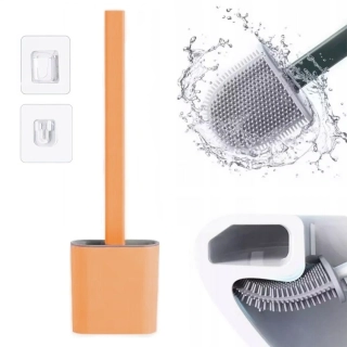 Silikonový kartáč na WC flexibilní antibakteriální štětka
