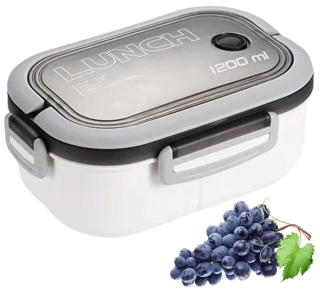 Nosič na jídlo s přihrádkami obědový svačinový box 1200 ml