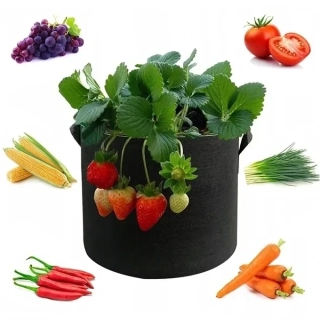 Zahradní květináč z netkané textilie 16L na sázení zeleniny