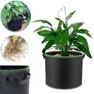 Zahradní květináč z netkané textilie 39L na sázení zeleniny