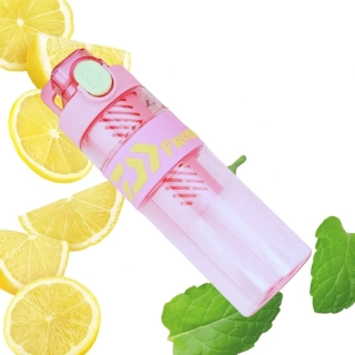 Láhev na vodu s ovocem 650 ml s vložkou na led a brčkem