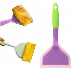 Široká kuchyňská stěrka se silikonovým povlakem