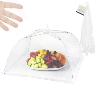 Skládací síťová pokrývka na potraviny 32 cm - ochrana proti mouchám a hmyzu